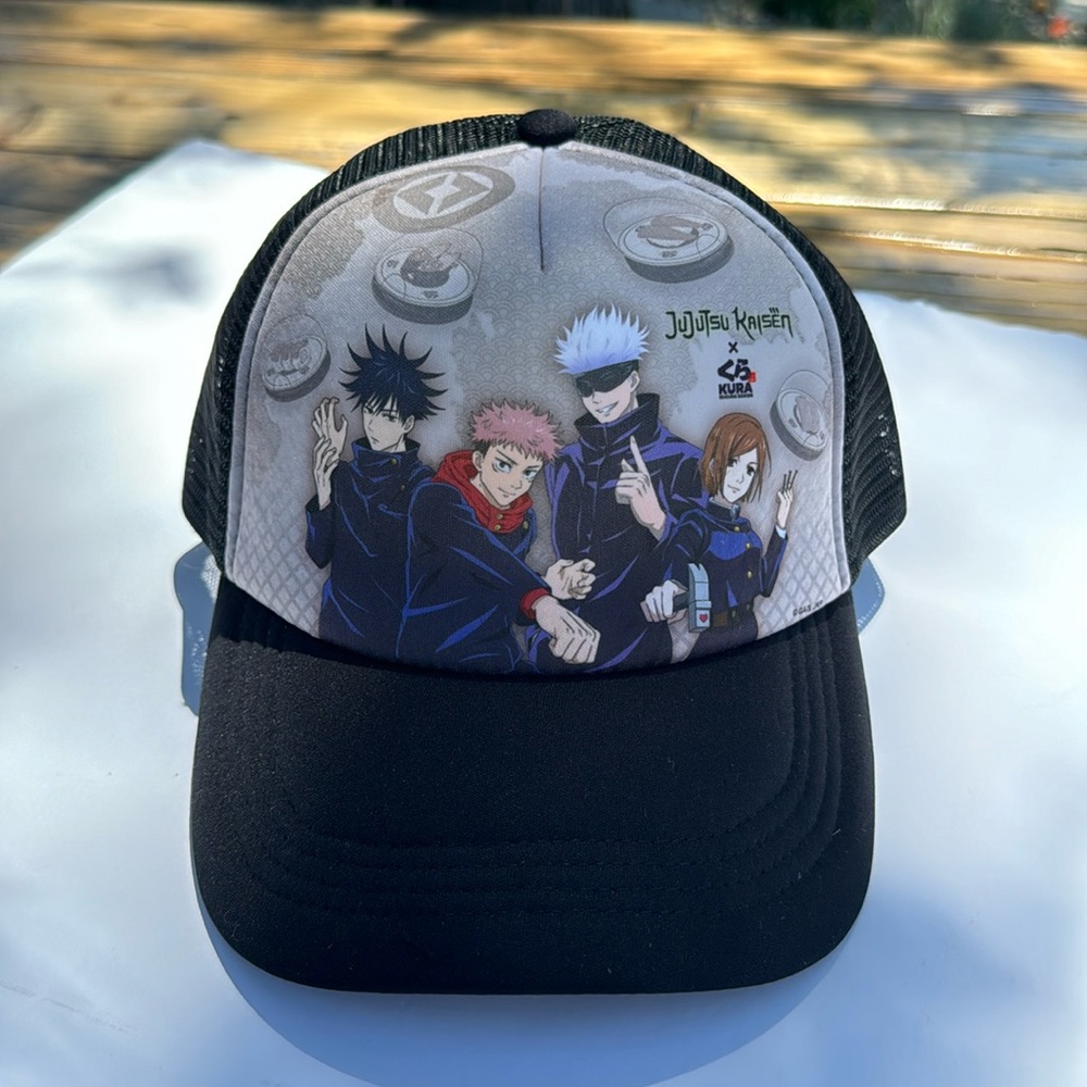 Jujutsu Kaisen X Kura Sushi Limited Edition Promo Snapback Cap Hat NWOT